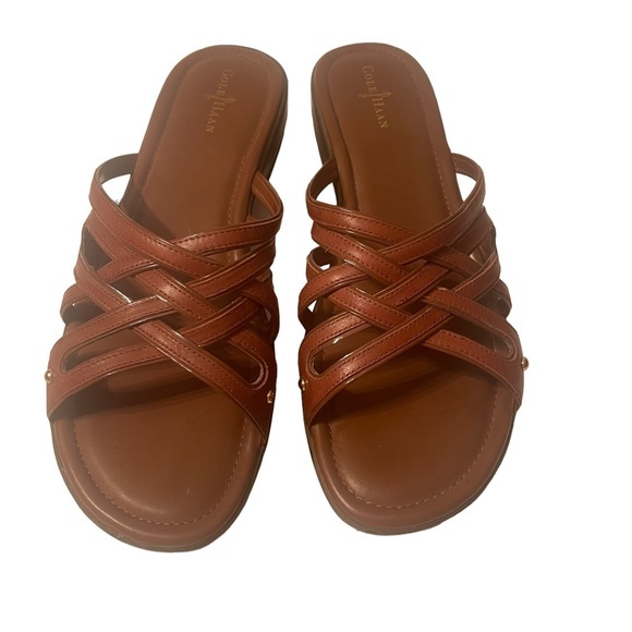 Cole Haan Wedge Open Toed Sandal size 10B - Picture 1 of 9